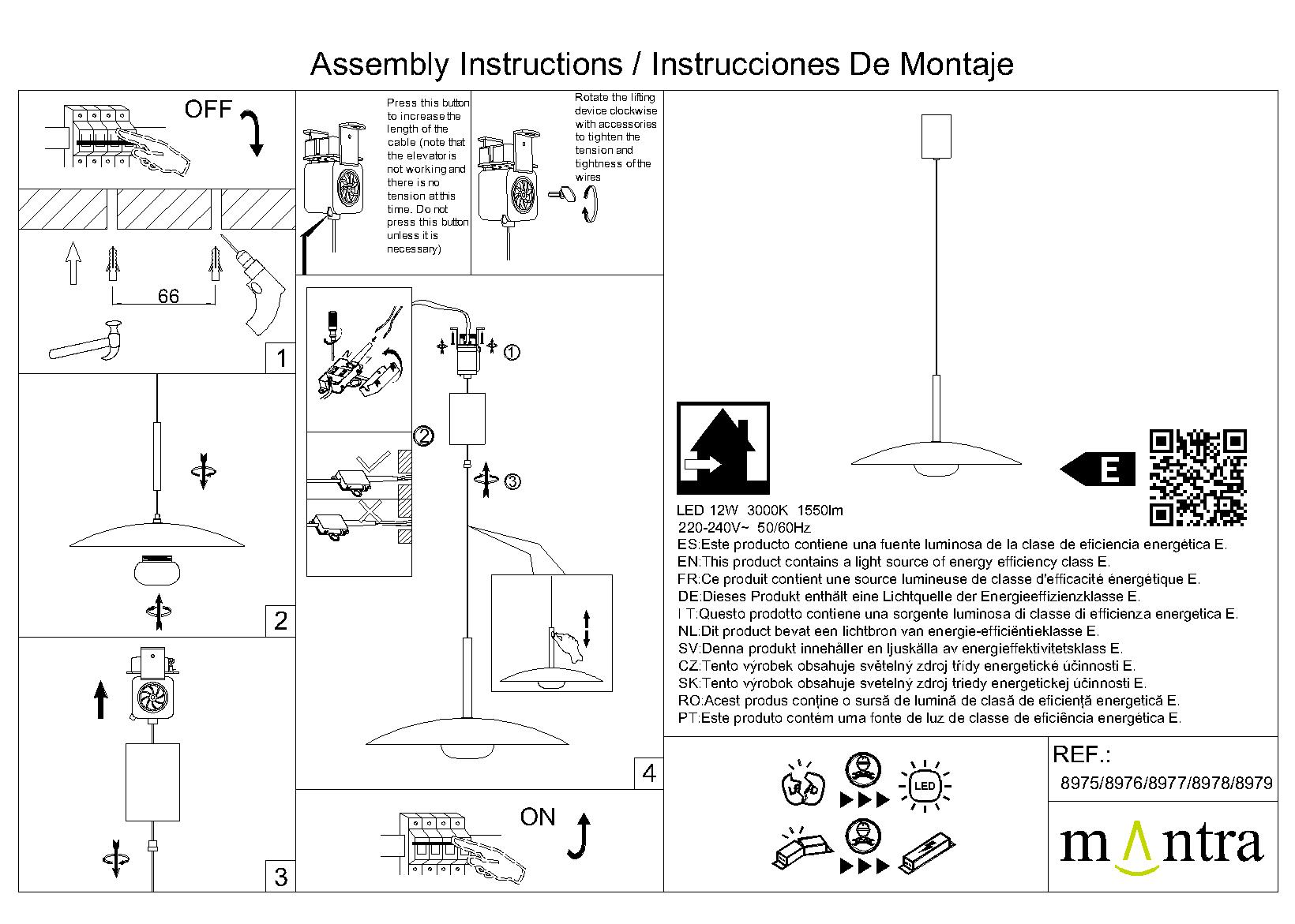 DIAGRAM ダイアグラム / La Maison de Lyllis MANTRA Lidia LED 12w (3000k) 1550lm pendant lamp